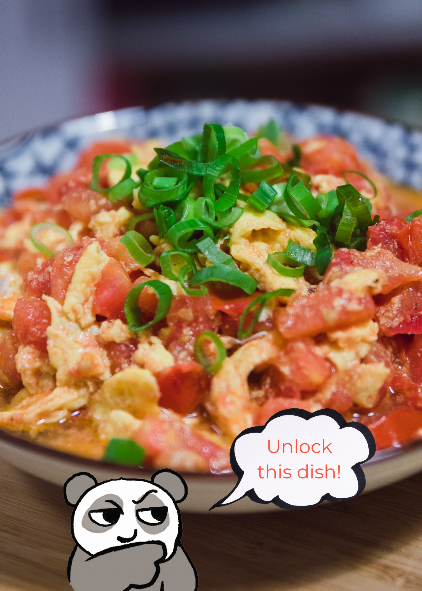 Tomato and Egg Stir-Fry Recipe Card (3 Left)