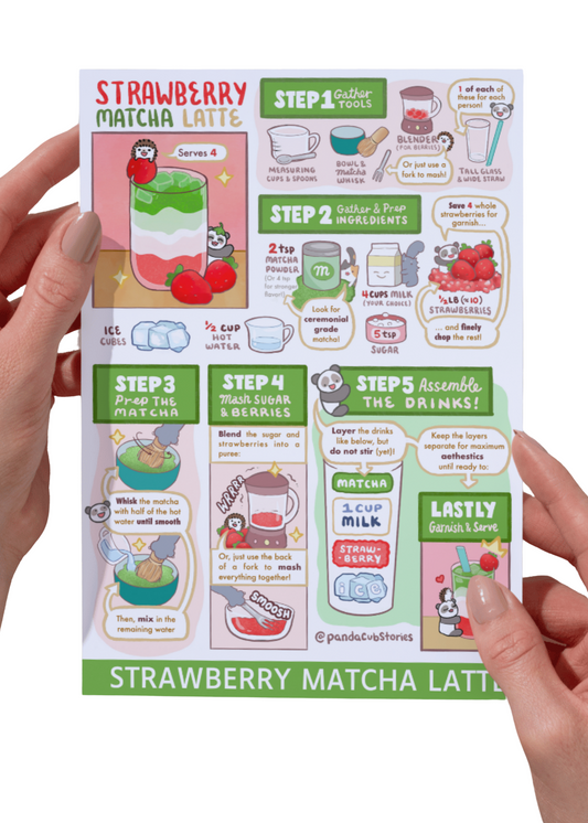 Strawberry Matcha Latte (✨Restocked)