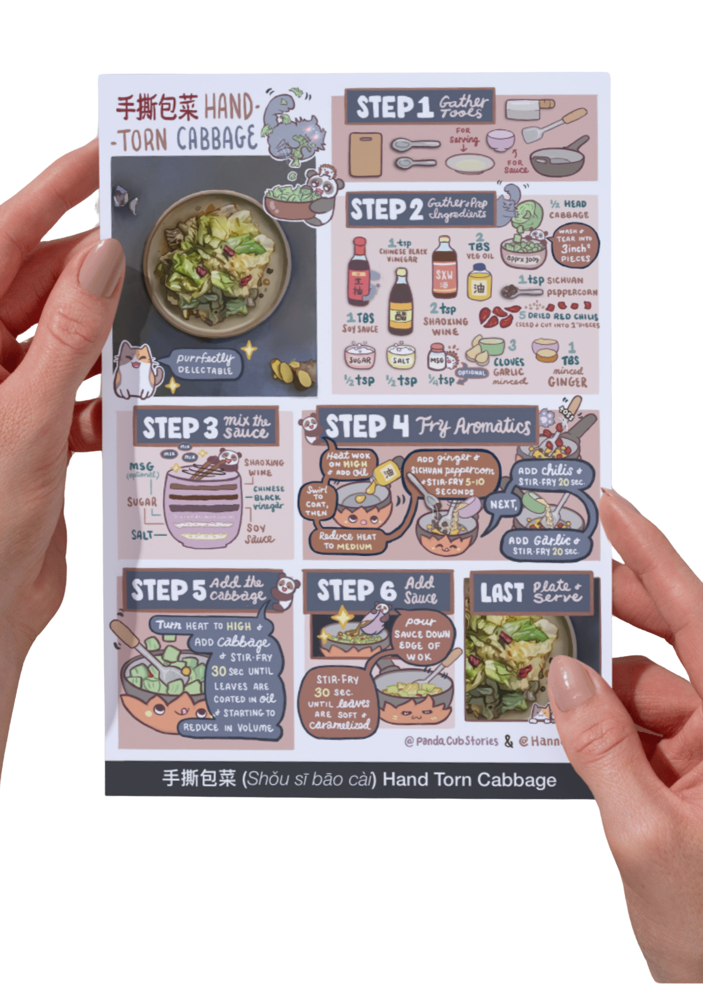 Chinese Veggie delights bundle (x8 cards)