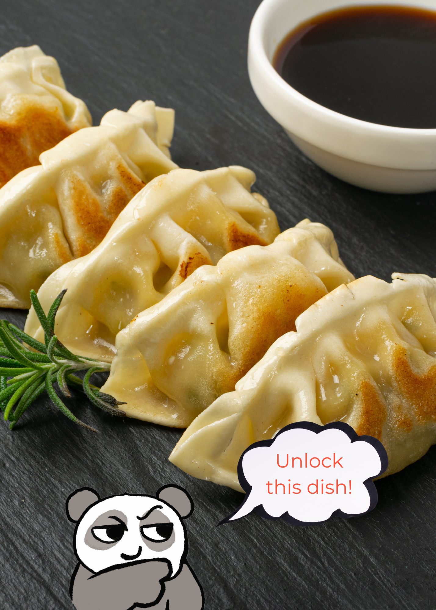 Dumplings x3 Recipe Card
