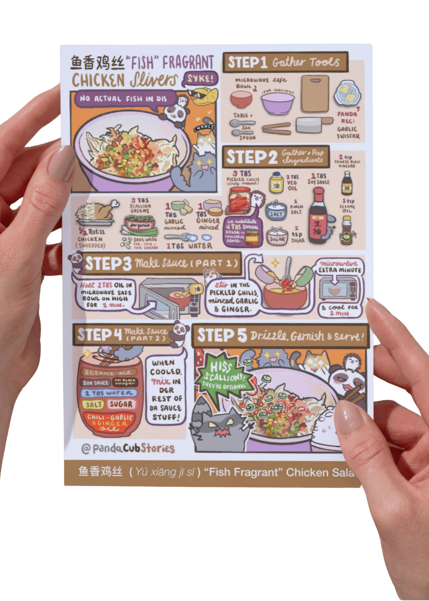 Fish Fragrant Chicken Slivers Recipe Card