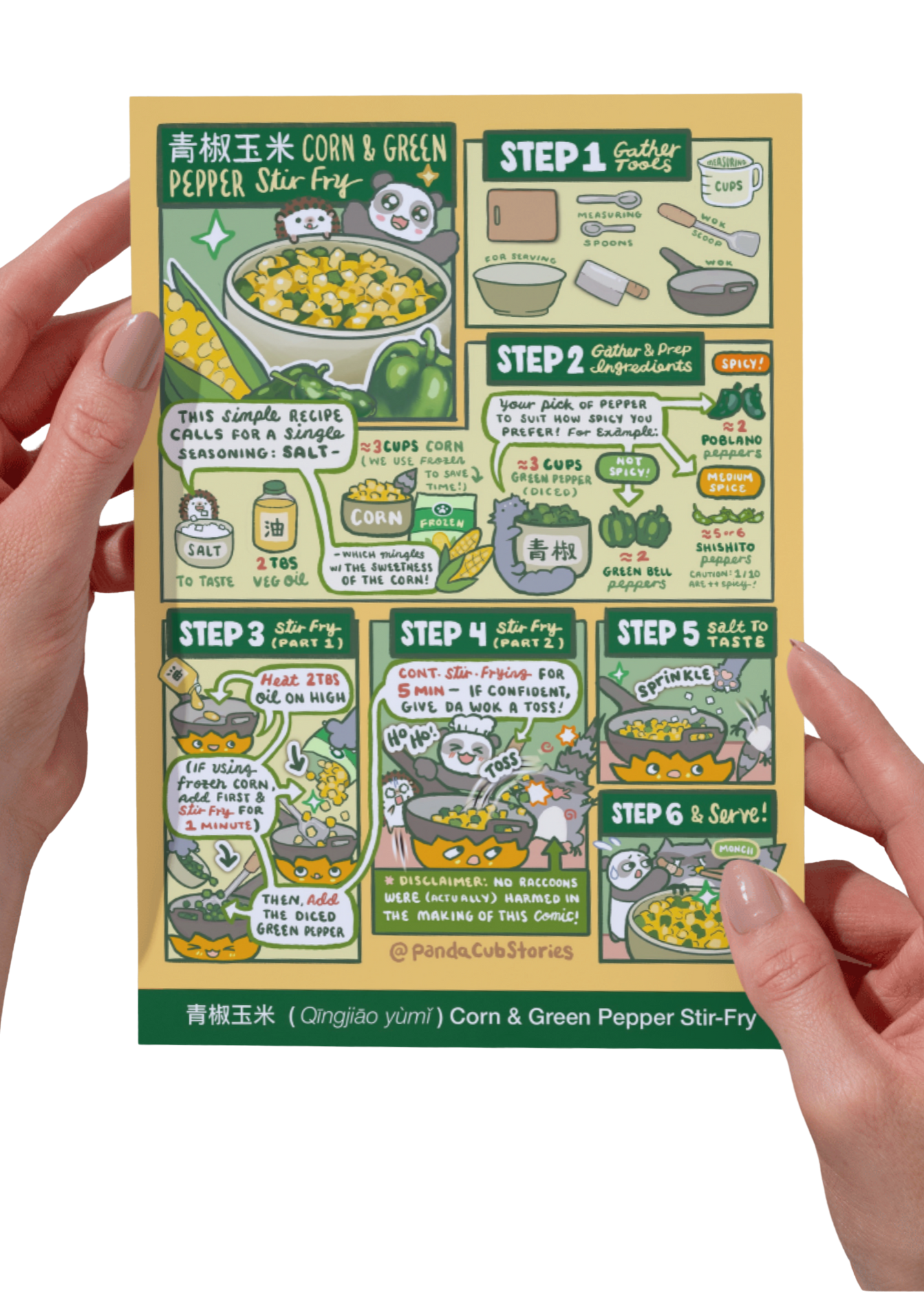 Chinese Veggie delights bundle (x8 cards)