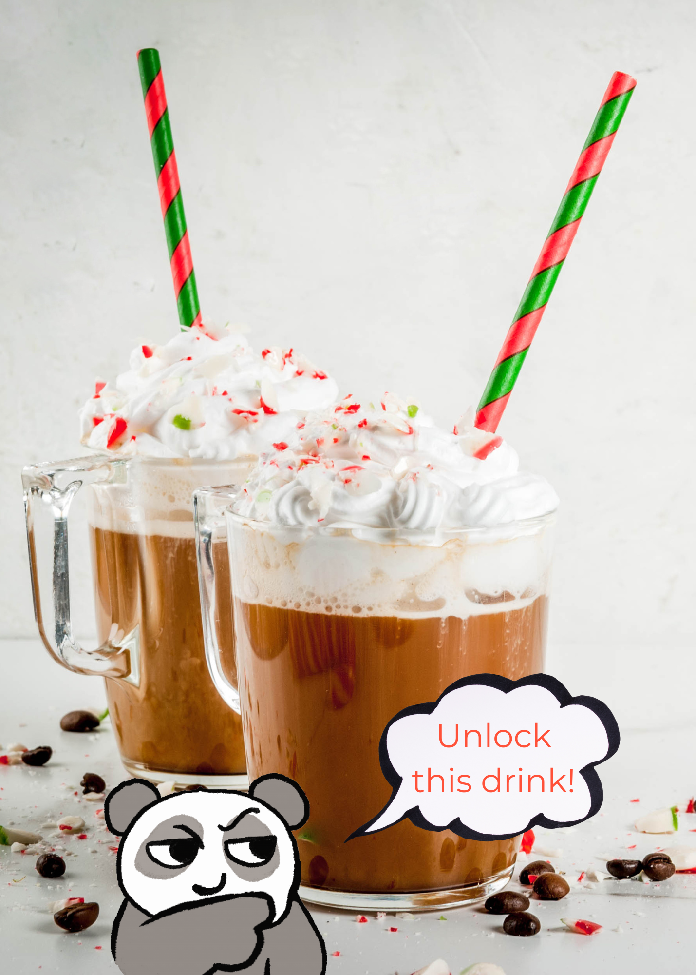 Peppermint Mocha Recipe Card