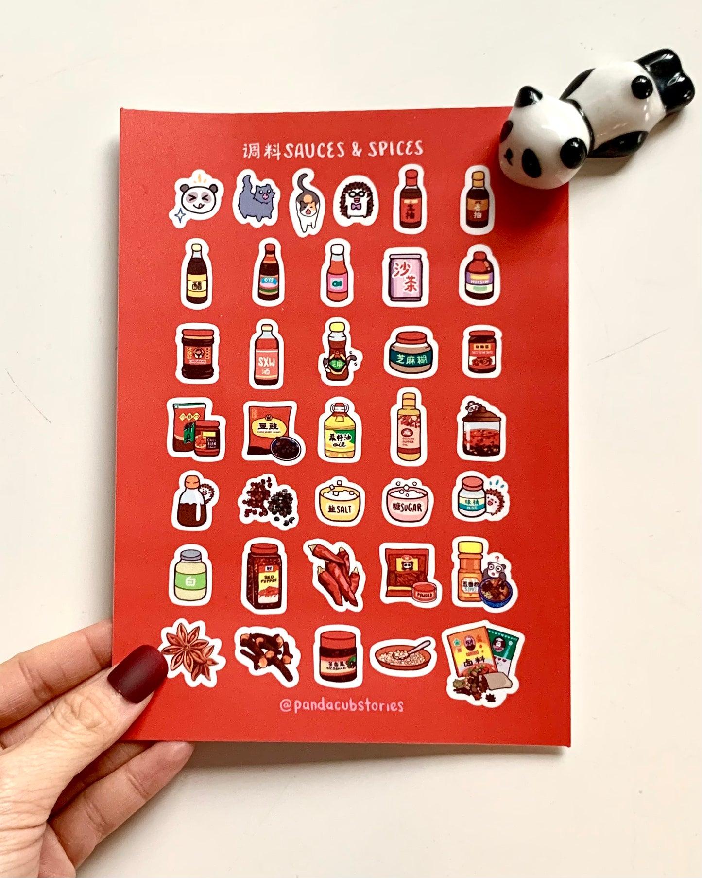 ✨NEW: Sauce n' Spice Sticker Sheet – 36 Yummy Stickers