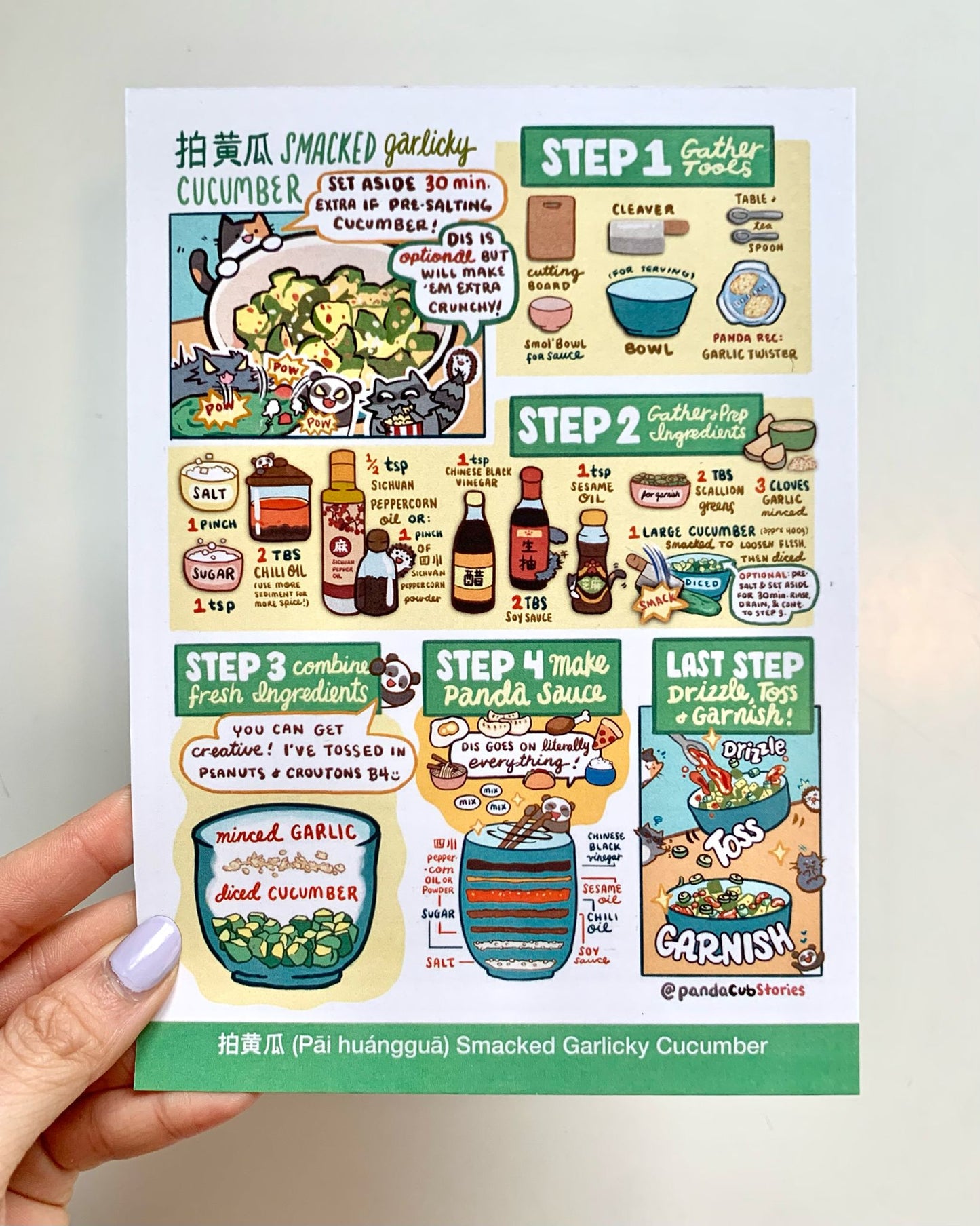 ⚡️Chinese Starter Recipes (x5 Cards) - 5 Bundles Left