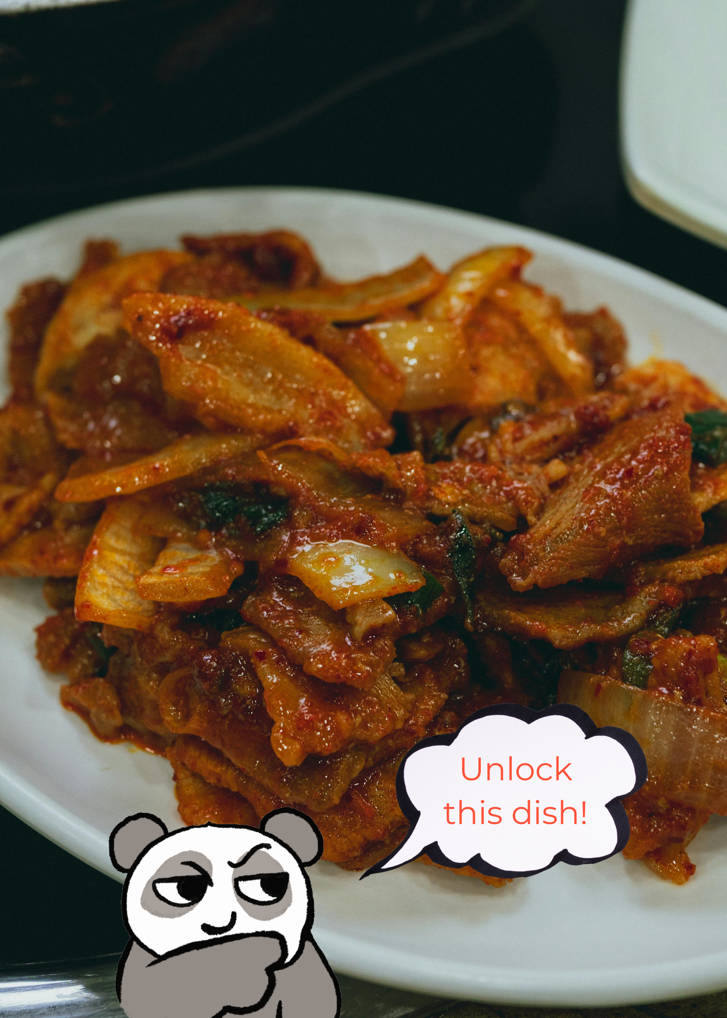 Pork in Garlicky Sauce Recipe Card