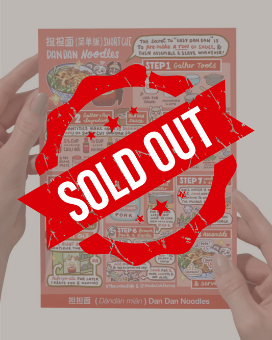 Dan Dan Noodles Recipe Card