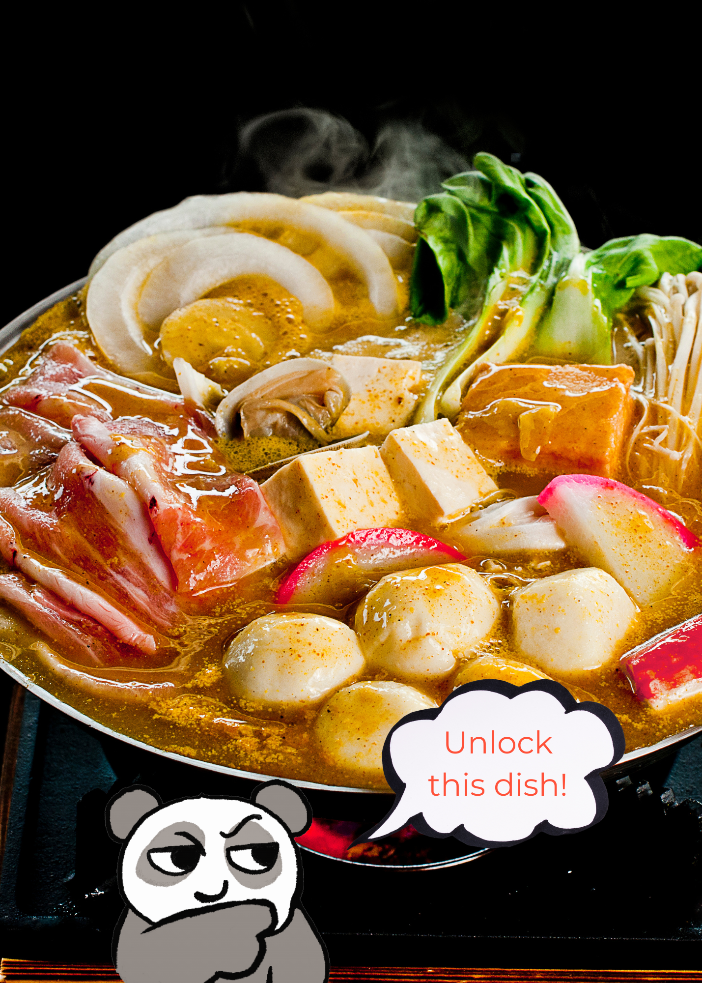 DIY "Hot Pot" Party Recipe Card