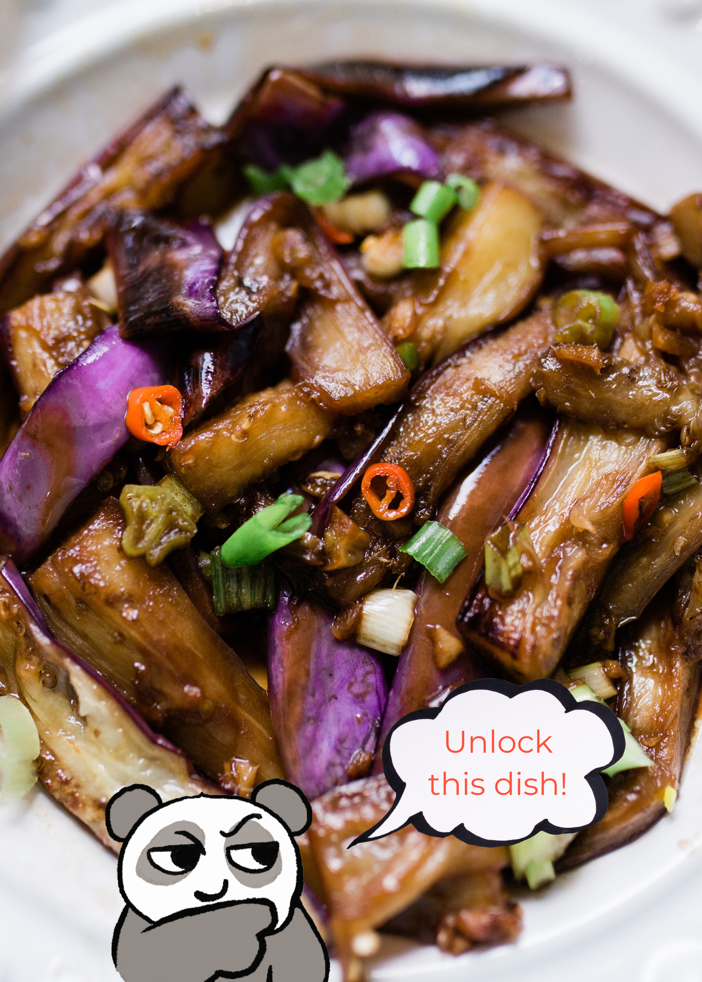 Fish Fragrant Eggplant Recipe Card